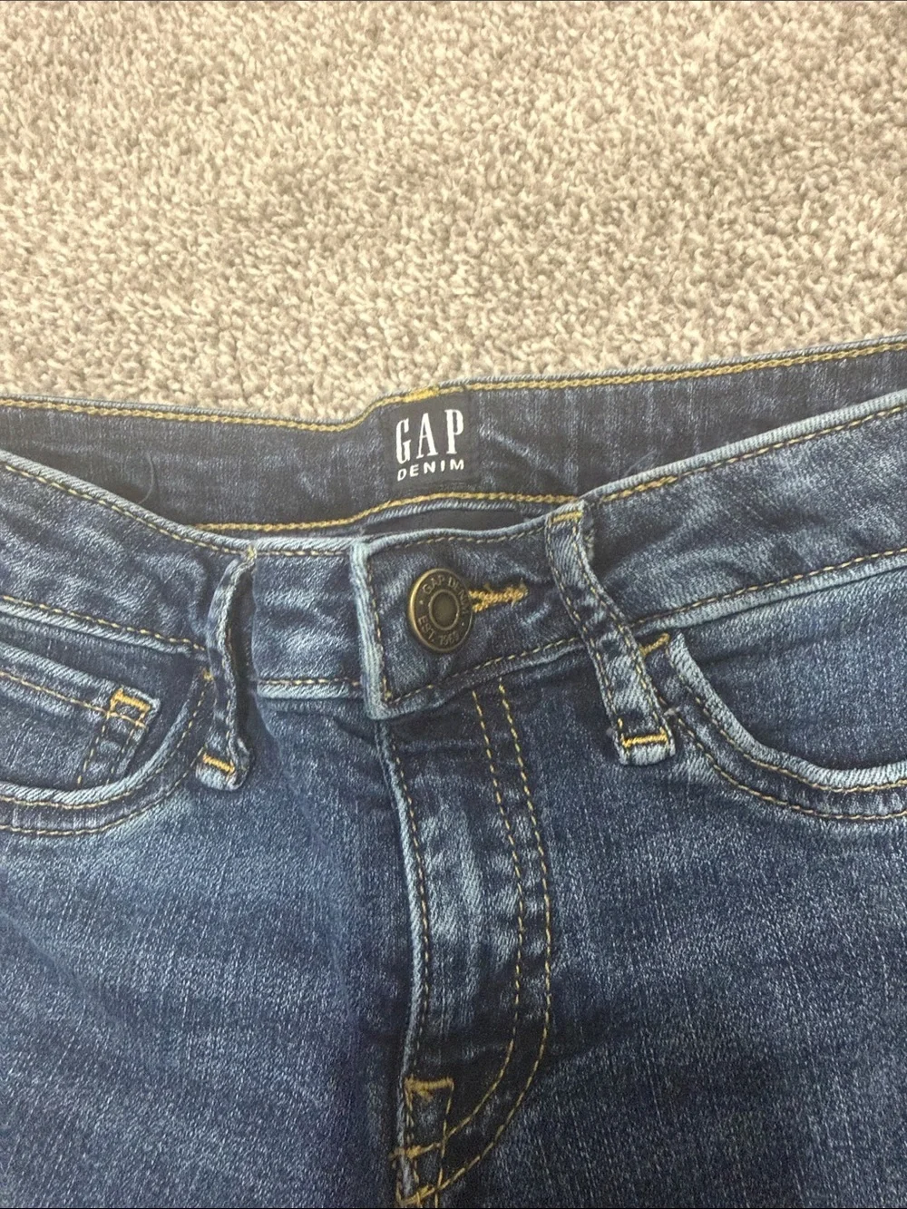 GAP Kids Straight Leg Jeans - Medium Blue
